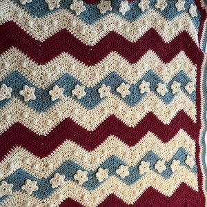 Crochet throw